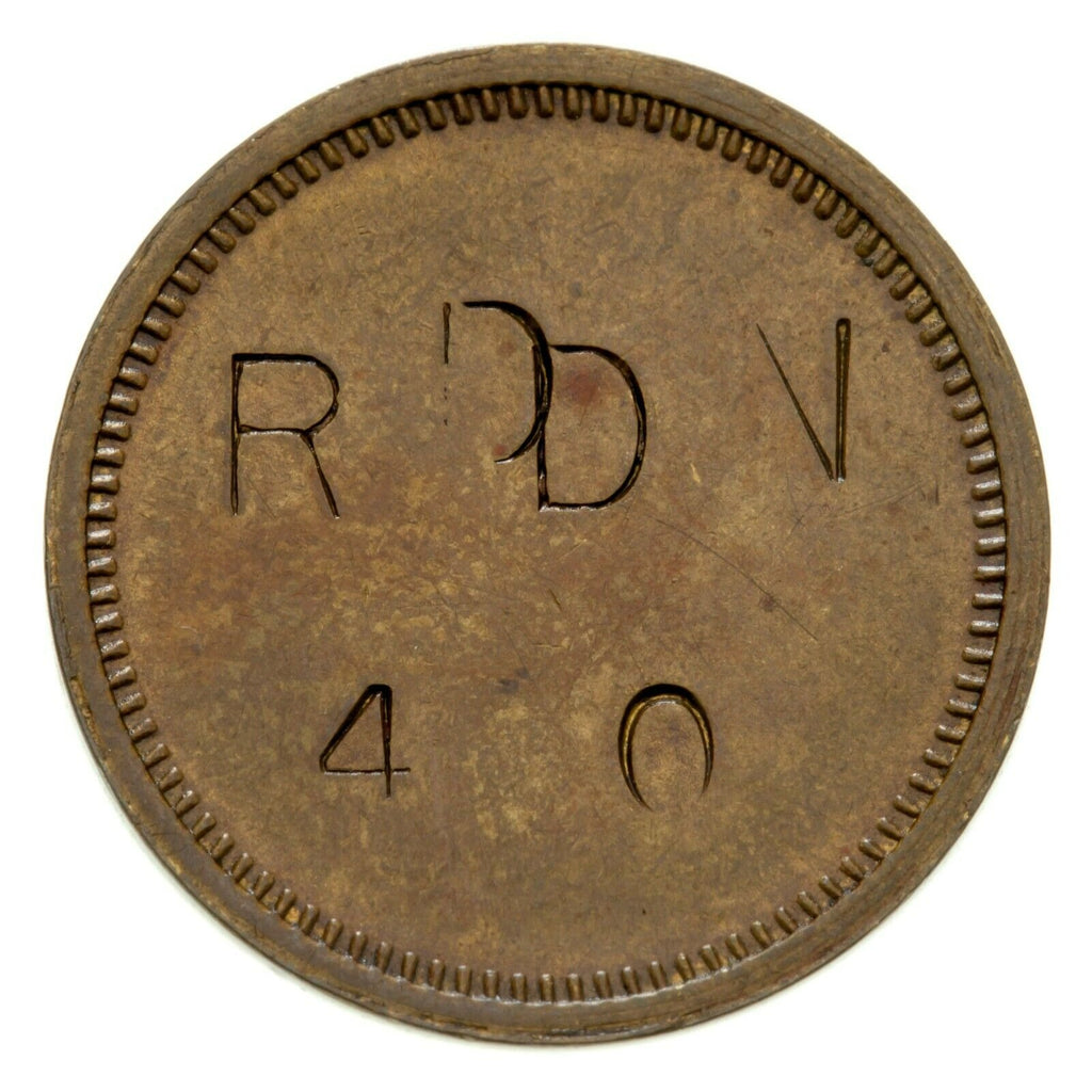 General Telephone Company of California Test Coin, San Francisco 21mm