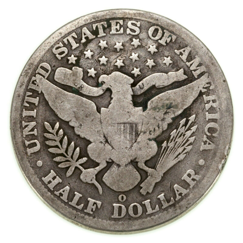 Lot of 2 Barber Half Dollars (1895-O and 1894) in Good Condition, Natural Color