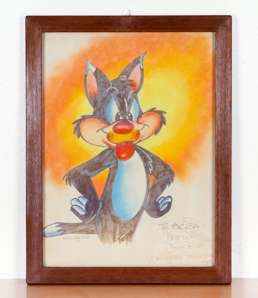 Dick Roehl Beautiful Dick Ruhl Disney & Warner Bros. Original Marker Drawings - L ...