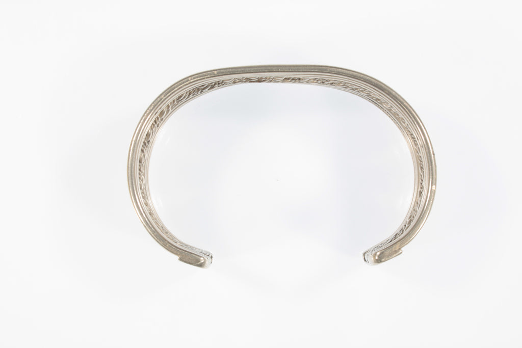 20 MM Wide Twisted Wire Sterling Silver Cuff Bracelet! 44.3g