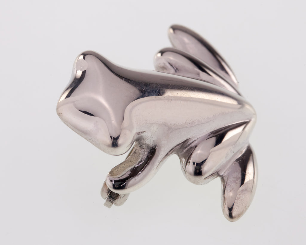 James Avery Small Frog Brooch Sterling Silver 4.8grams