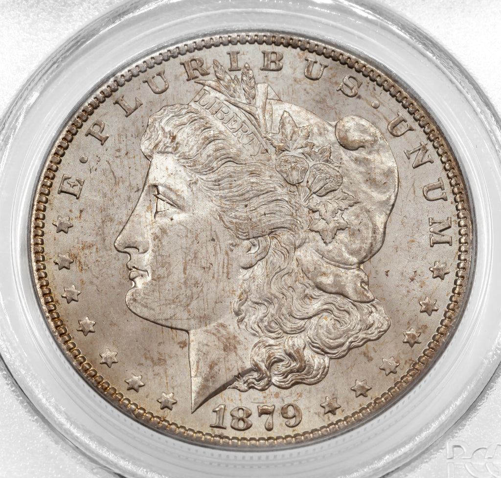 1879-S $1 Silver Morgan Dollar Graded by PCGS as MS-65! Gorgeous Coin