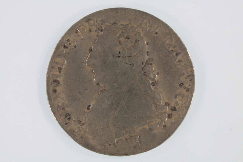 1780-I France ECU Silver Coin (VF) Very Fine KM 564.7