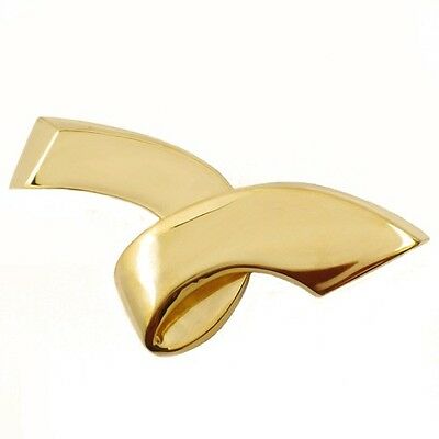 18KT Yellow Gold Tiffany & Co. Ribbon Brooch by Paloma Picasso