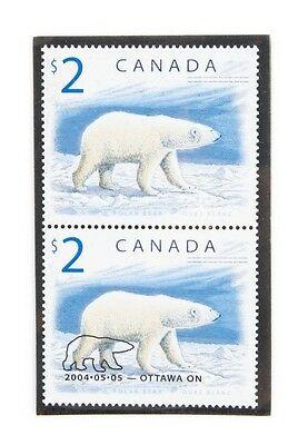 SET OF TWO CANADIAN PROOF COINS: MAJESTIC MOOSE AND PROUD POLAR BEAR BOTH W/ CoA