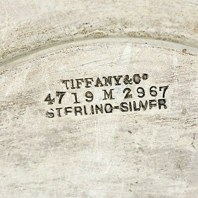 TIFFANY & CO STERLING SILVER ANTIQUE (1877) UNDER-PLATE