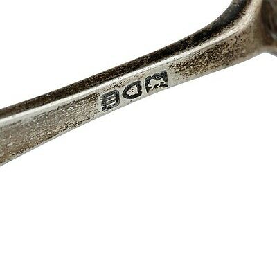 Antique English Silver Tongs 1907 London, MARK: CCP Charles Clement Pilling