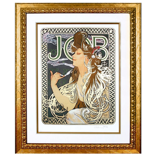 "JOB" by ALPHONSE MUCHA, Print Signed and Numbered