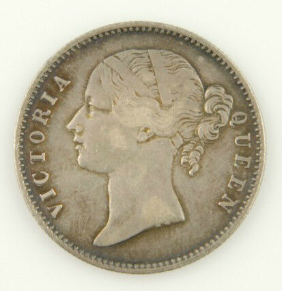 1840 VICTORIA INDIA RUPEE SILVER HIGH GRADE COIN XF INDIAN FOREIGN COIN