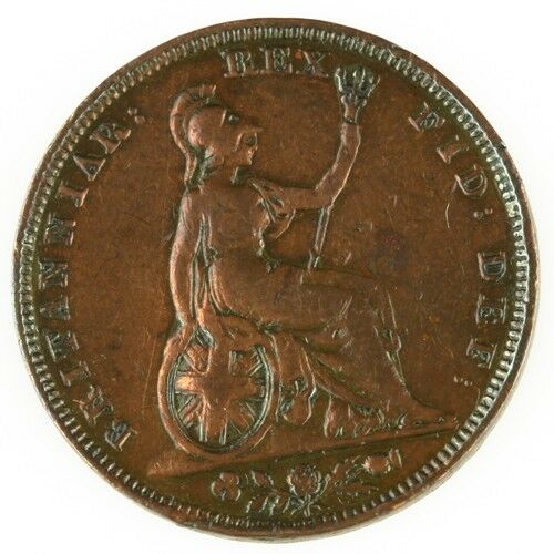 1826 Great Britain Farthing George V  VF Condition British Foreign Coin
