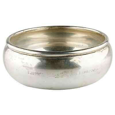 TUTTLE STERLING SILVER BOWL & UNDERPLATE