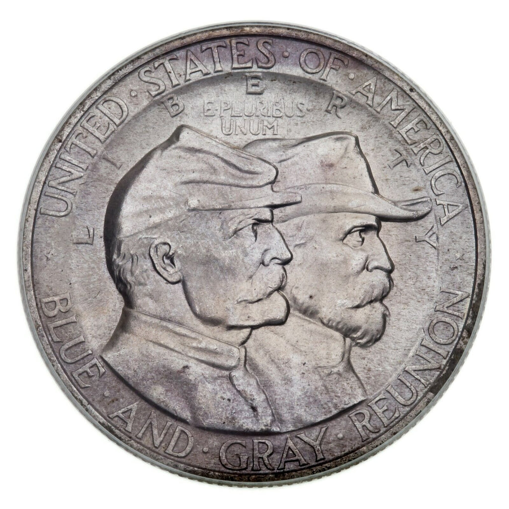 1936 Gettysburg 50C Commemorative Half Dollar Graded by PCGS as MS-66 Old Holder