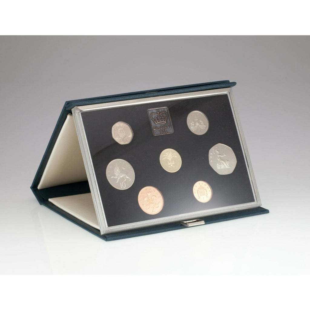 1984, 1985 & 1987 United Kingdom Proof Set Collection w/ 2 Original COA's