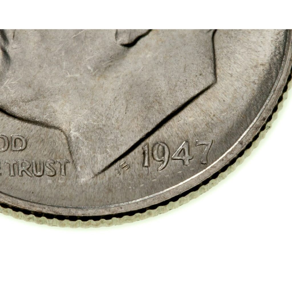 1947-S 10C Roosevelt Dime DDR Ch to Gem BU, FSH 10C 013.5 Doubled Die Reverse