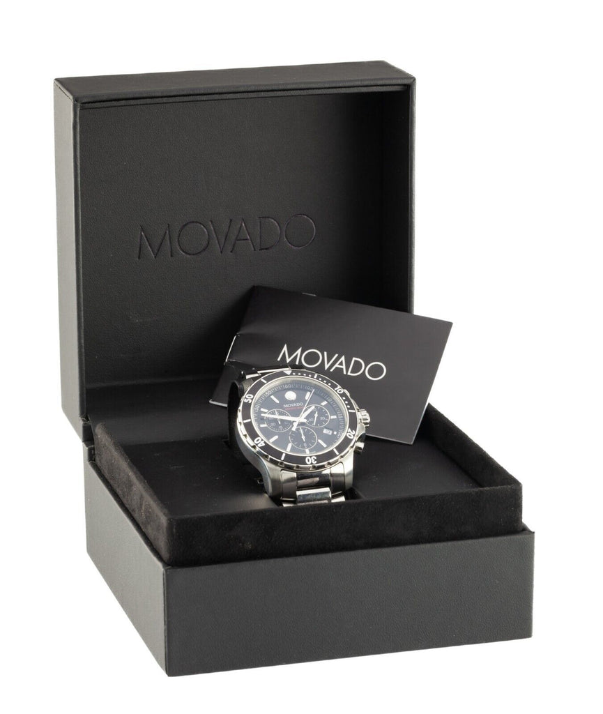Movado Series 800 Men's Quartz Chronograph w/ Box and Papers