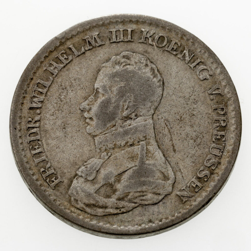 1817A German States Prussia 4 Groschen Silver Coin in VF, KM 394