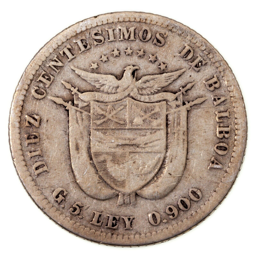 1905-1961 Panama Silver Coin Lot of 3 KM# 3, 25, 26