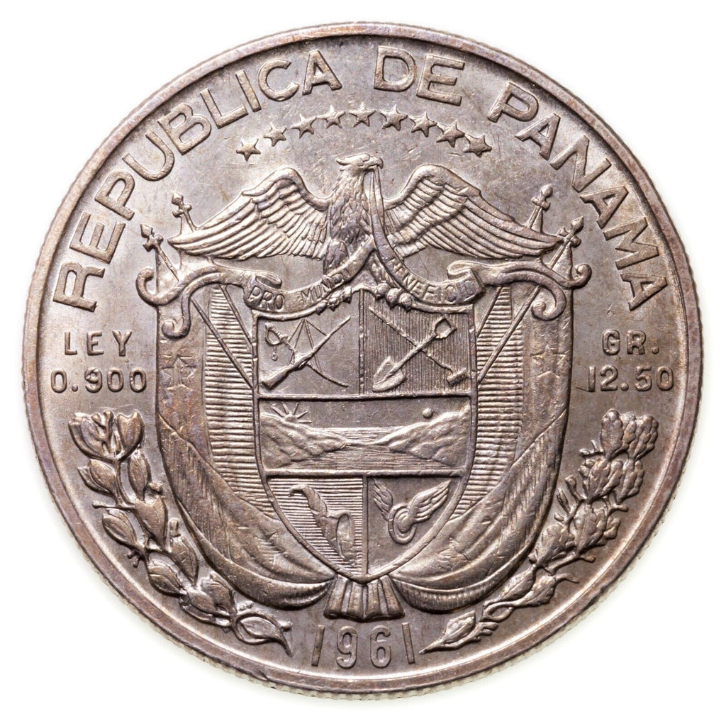 1905-1961 Panama Silver Coin Lot of 3 KM# 3, 25, 26