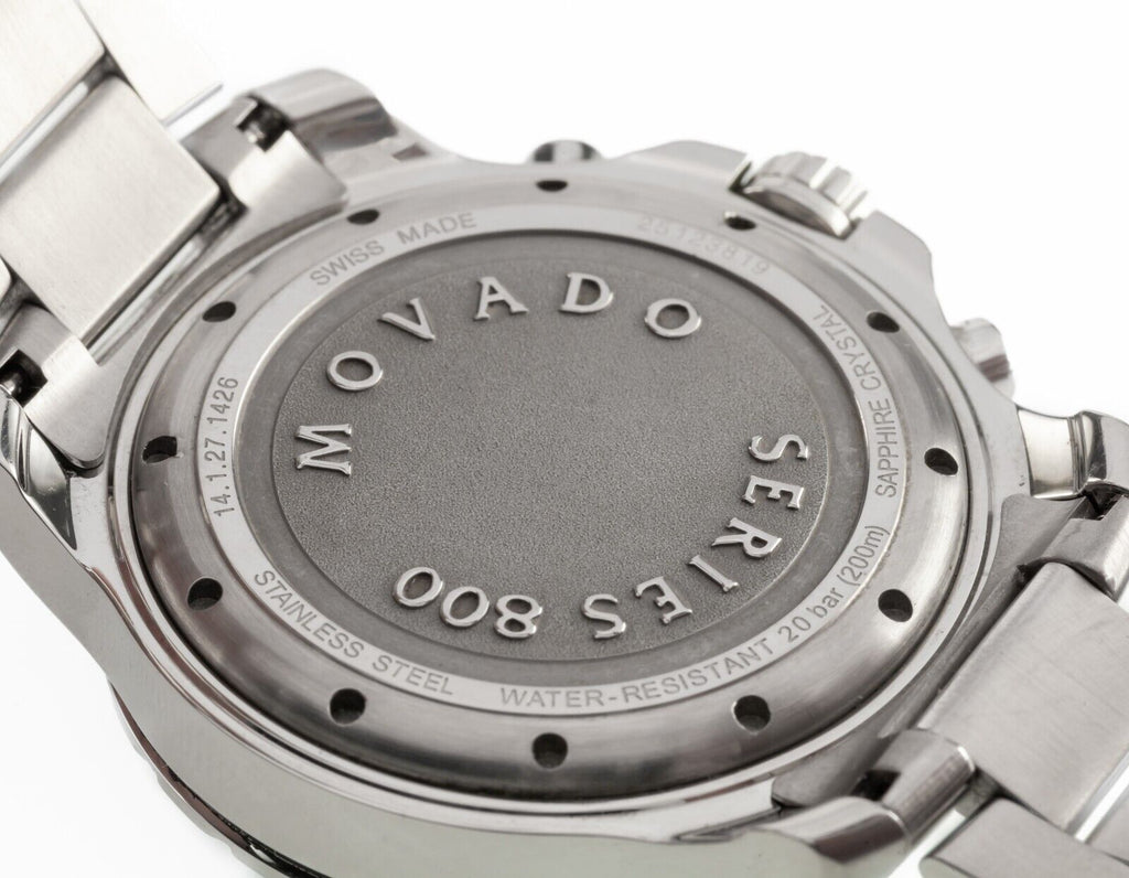 Movado Series 800 Men's Quartz Chronograph w/ Box and Papers