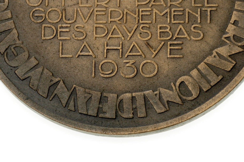 1930 France - International Navigation Congress Bronze Medal 50mm